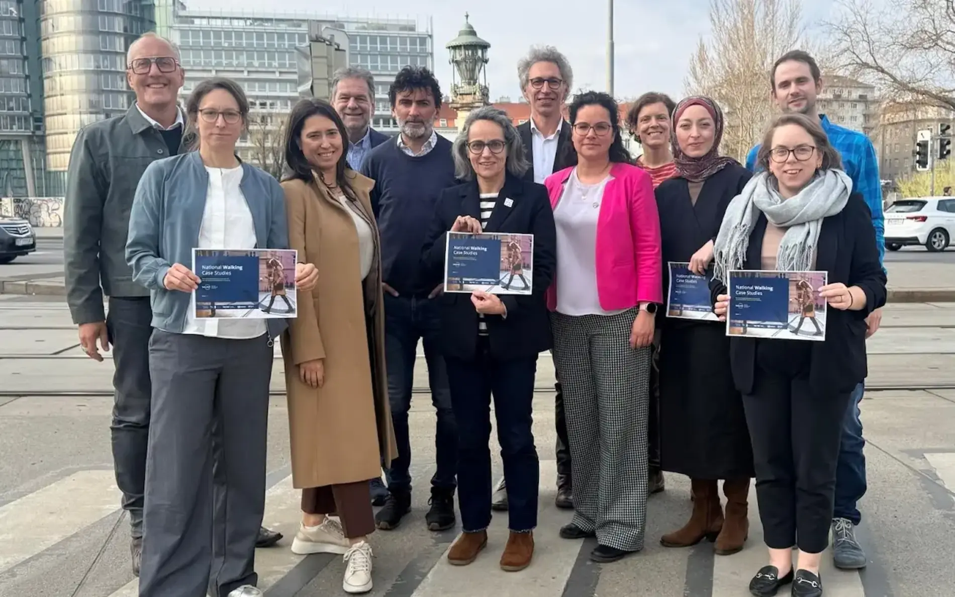 National cycling and walking experts launching study of national walking case studies in Vienna