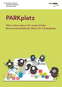 Spielende Edgar und Ella Maskottchen auf einer abgegrenzten Fläche
